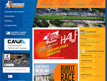 Tablet Screenshot of kronos.com.uy