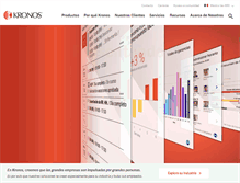 Tablet Screenshot of kronos.mx