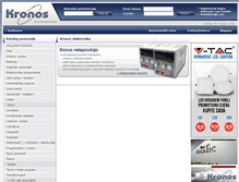 Tablet Screenshot of kronos.hr